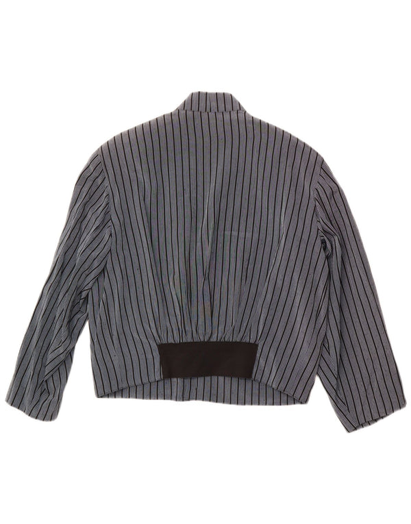 Giacca blazer da uomo a 3 bottoni Polbot UK 38 gessato blu medio