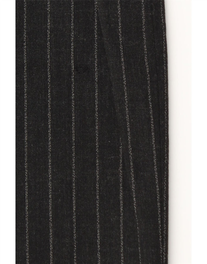 LOUISE KENNEDY Gonna a tubino da donna EU 38 Media W28 Lana gessata nera