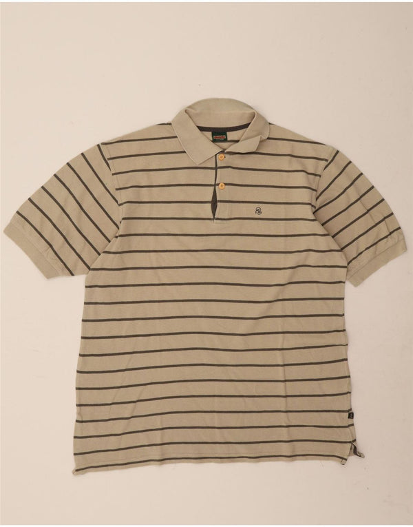 Polo Uomo Invicta 2XL Cotone a Righe Beige