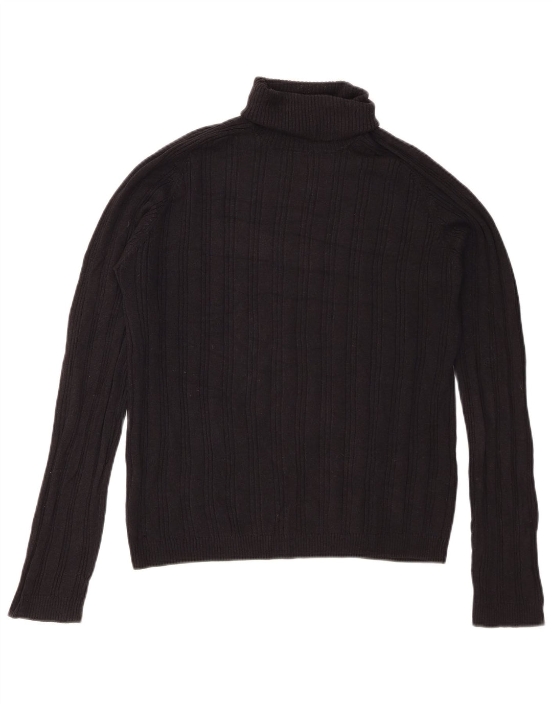 Maglione maglione collo alto da uomo Zara grande nero