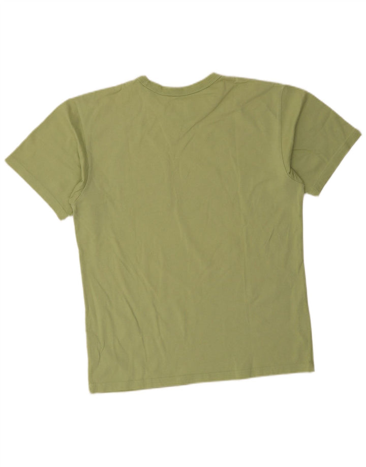 T-shirt da uomo Adidas Top in cotone verde medio