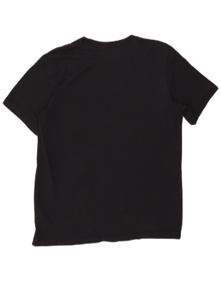 T-shirt Nike Dri Fit da uomo in cotone medio nero