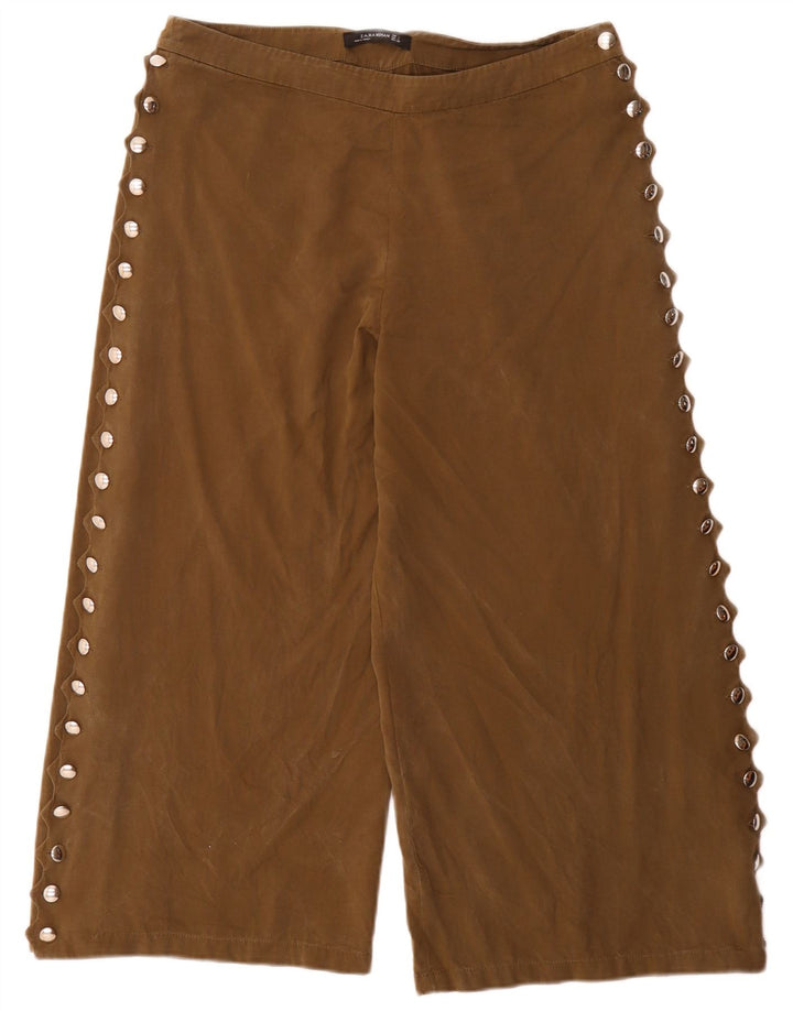Pantaloni Capri da donna Zara grandi W32 L24 kaki
