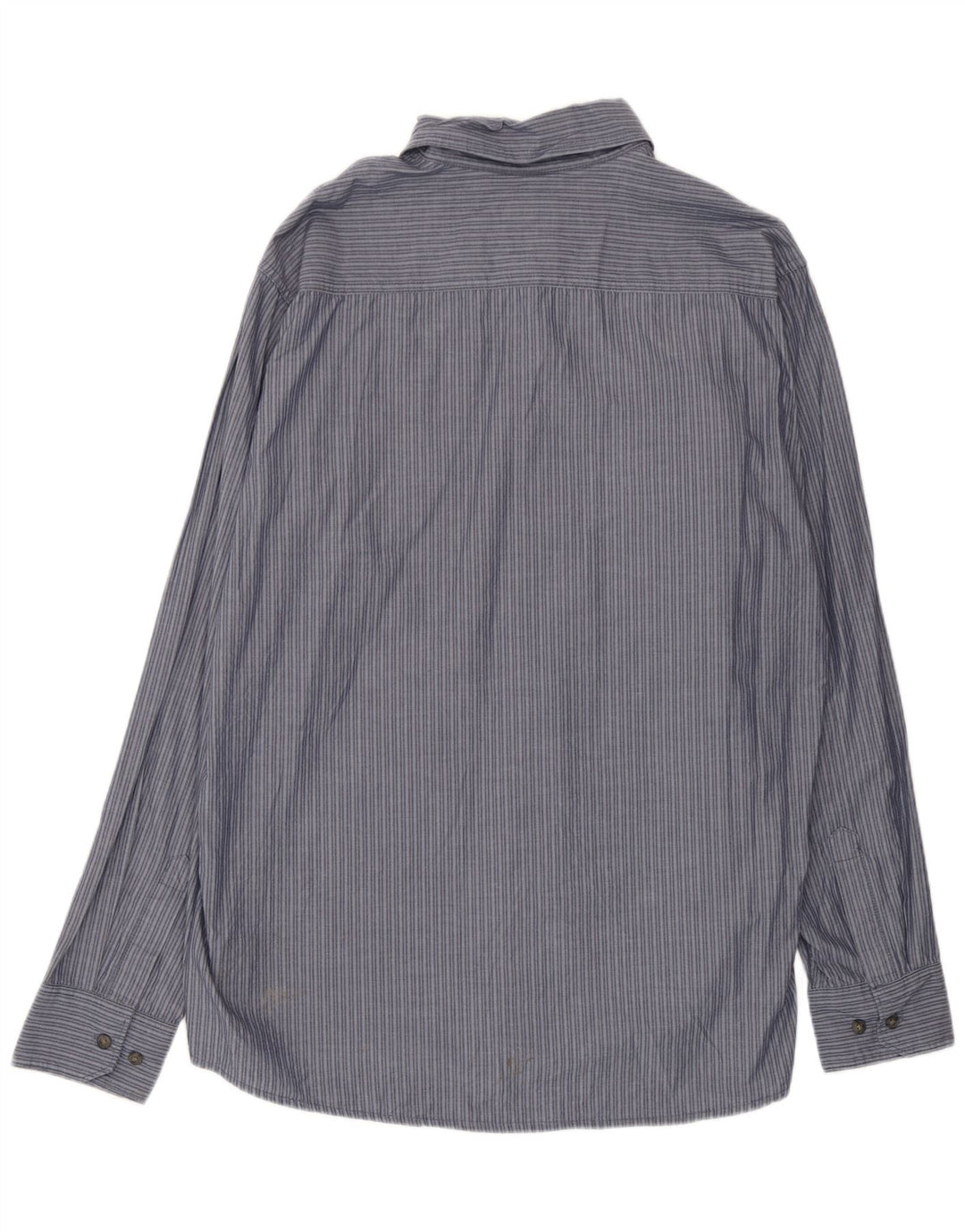 Camicia da uomo Wrangler XL in cotone a righe blu