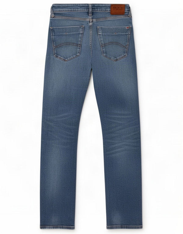 Tommy Hilfiger Jeans slim da uomo W30 L32 Blu Cotone