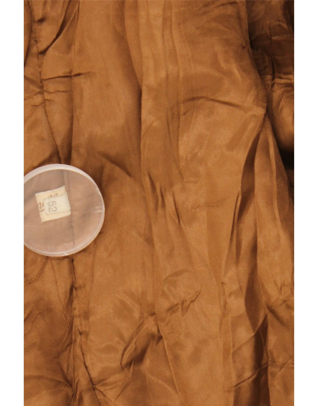 Cappotto in pelle vintage da uomo IT 52 XL in pelle marrone