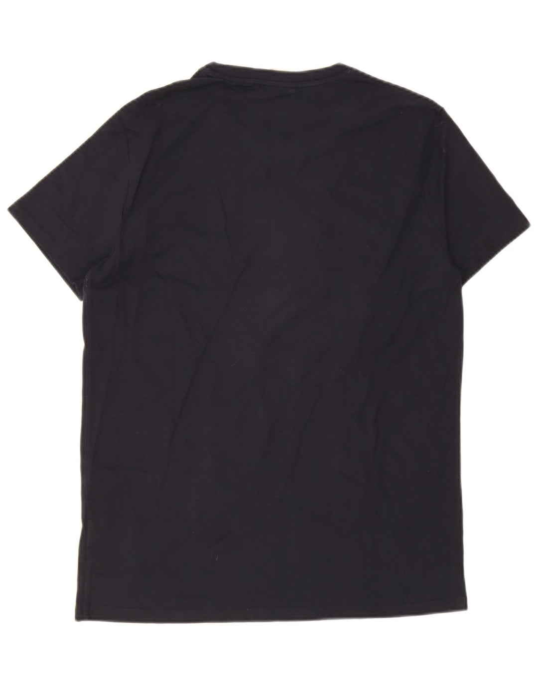 T-shirt grafica da uomo Superdry Top grande in cotone blu navy