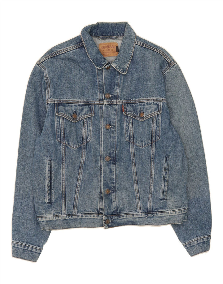 COLORADO Mens Denim Jacket UK 42 XL Blue Cotton Vintage Colorado and Second-Hand Colorado from Messina Hembry 