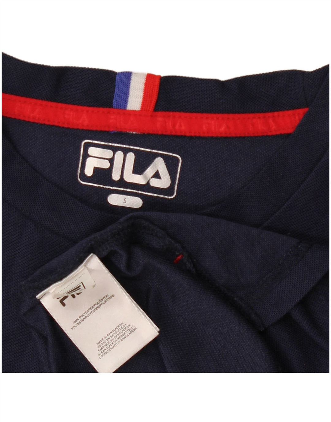 T-shirt da uomo Fila Top Small blu navy in poliestere