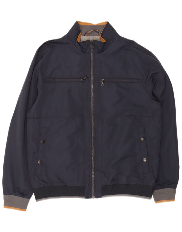 Giubbotto bomber da uomo Marks & Spencer Blue Harbour UK 40 Large Blu Navy