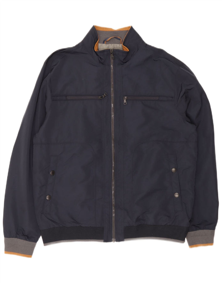 Giubbotto bomber da uomo Marks & Spencer Blue Harbour UK 40 Large Blu Navy