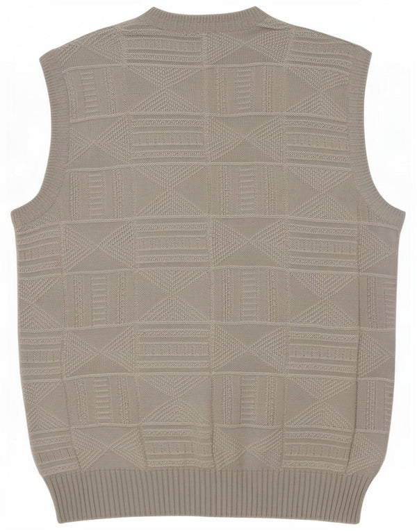 Canotta da uomo Fischer IT 54 XL Poliacrilico geometrico grigio