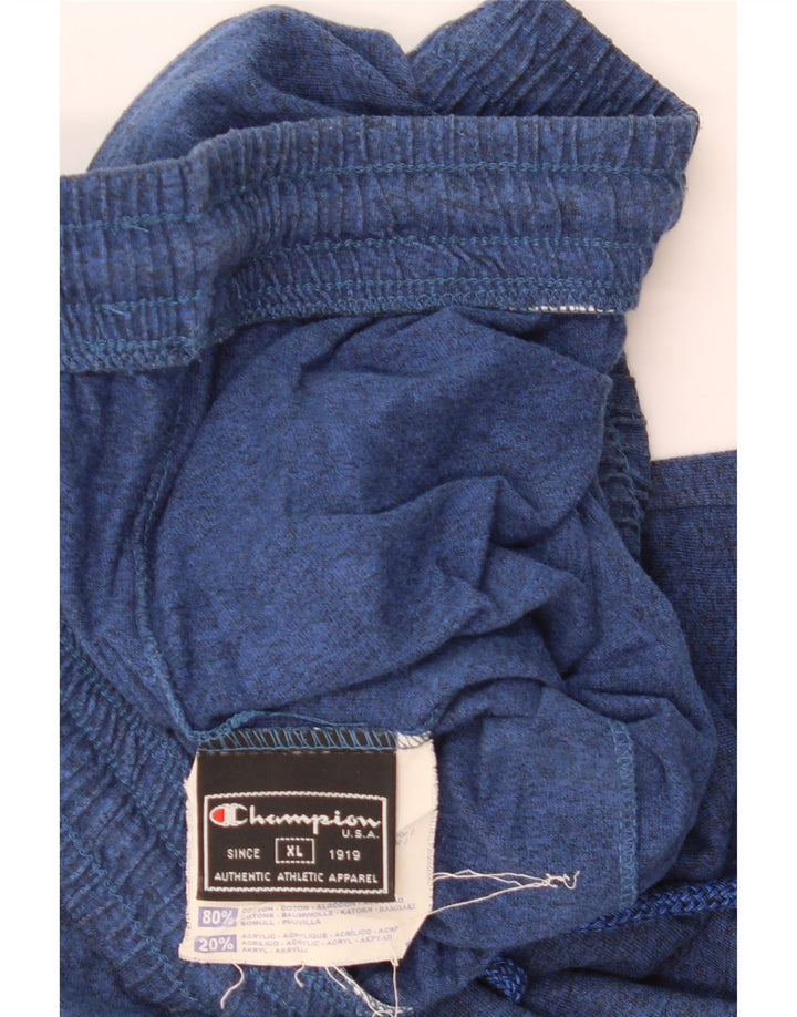 Pantaloncini sportivi da uomo Champion XL in cotone screziato blu