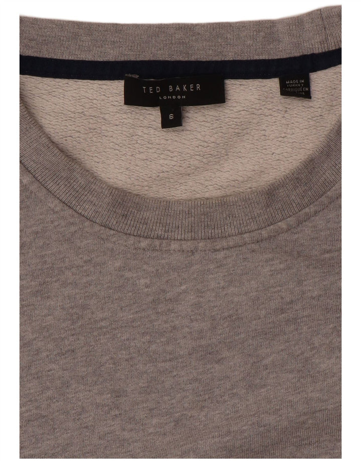 Felpa da uomo TED BAKER maglione taglia 6 2XL grigio