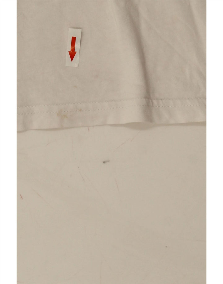 T-shirt grafica da uomo con vestibilità classica Vans, taglia grande, in cotone bianco