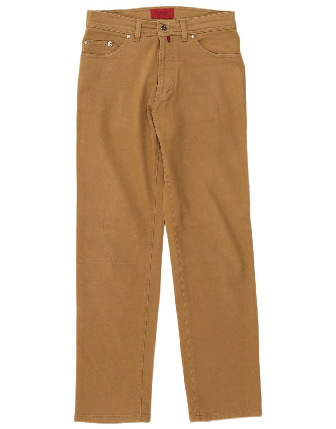 Jeans dritti da uomo Pierre Cardin W32 L32 cotone beige