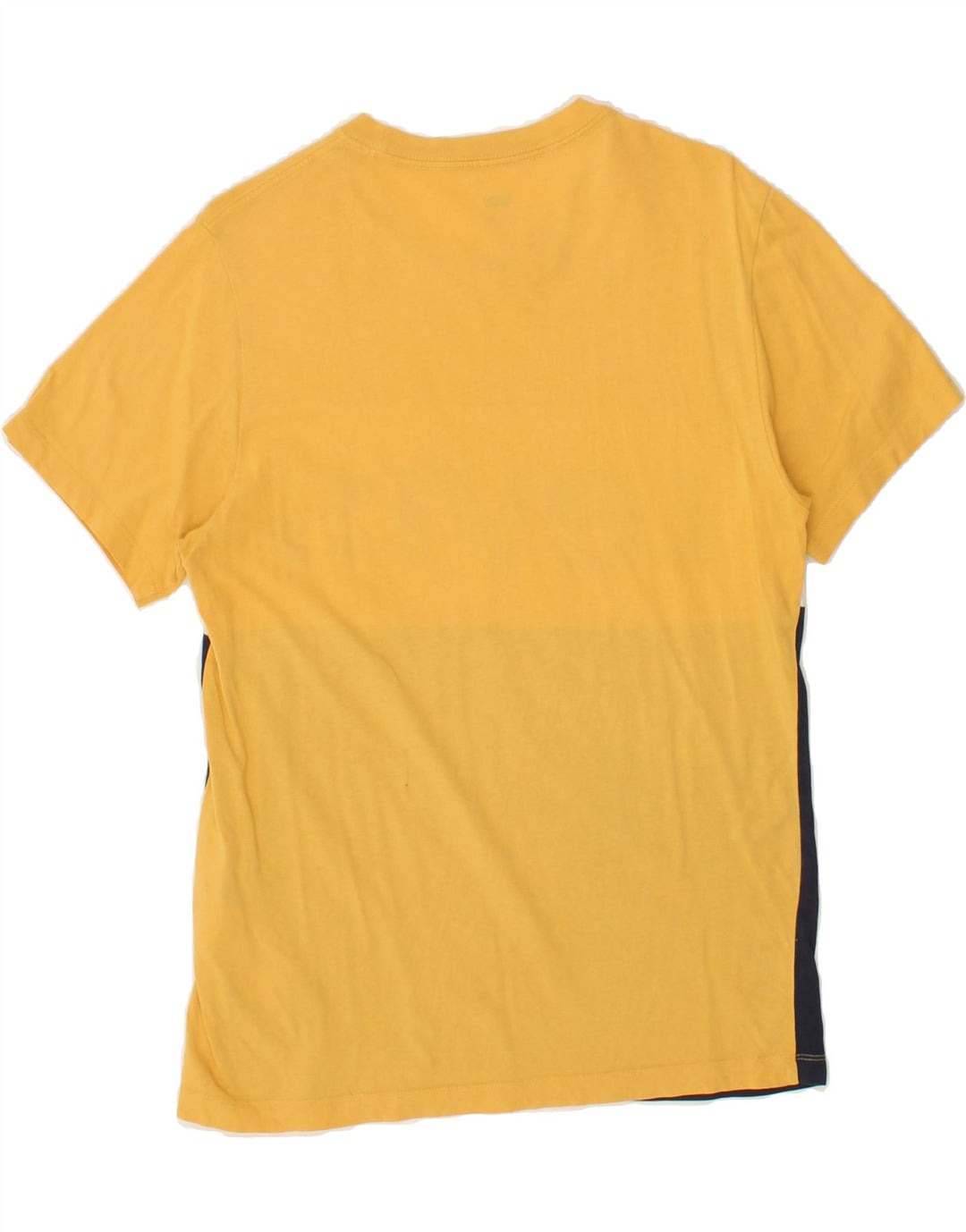 LEVI'S Mens Graphic T-Shirt Top Small Yellow Colourblock Cotton Vintage Levi's and Second-Hand Levi's from Messina Hembry 
