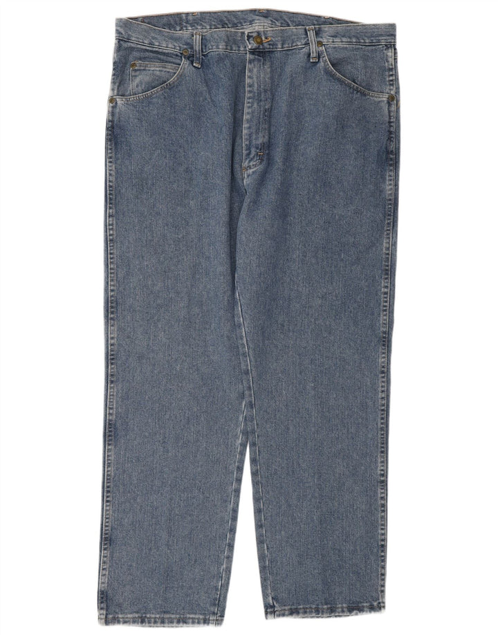Jeans dritti da uomo Wrangler W40 L30 cotone blu