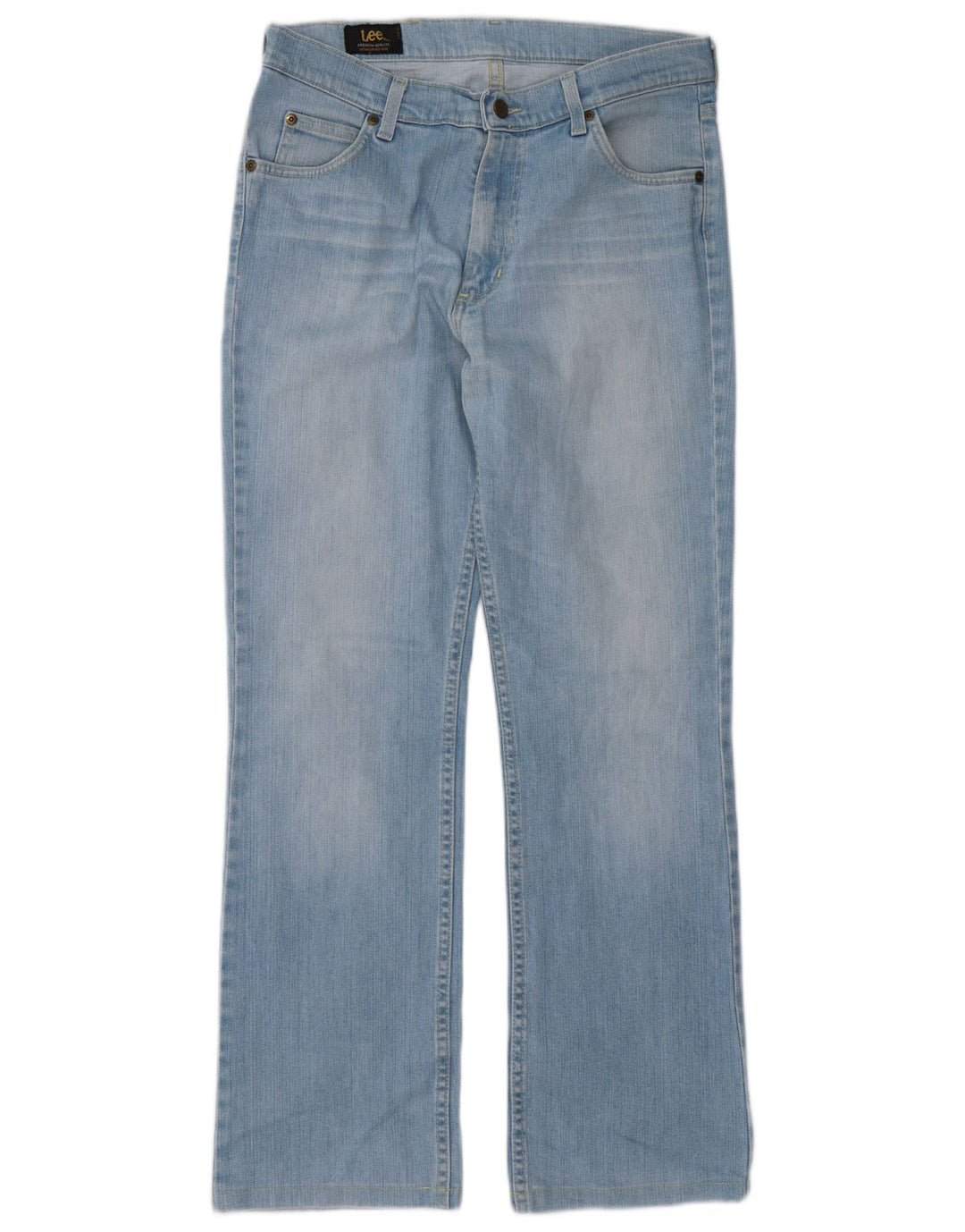 Jeans dritti da donna Lee W33 L30 cotone blu
