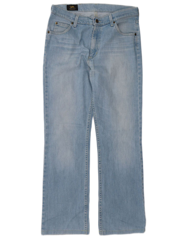 Jeans dritti da donna Lee W33 L30 cotone blu