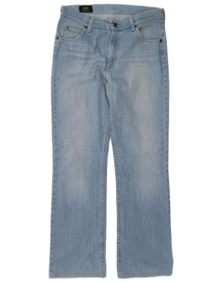 Jeans dritti da donna Lee W33 L30 cotone blu