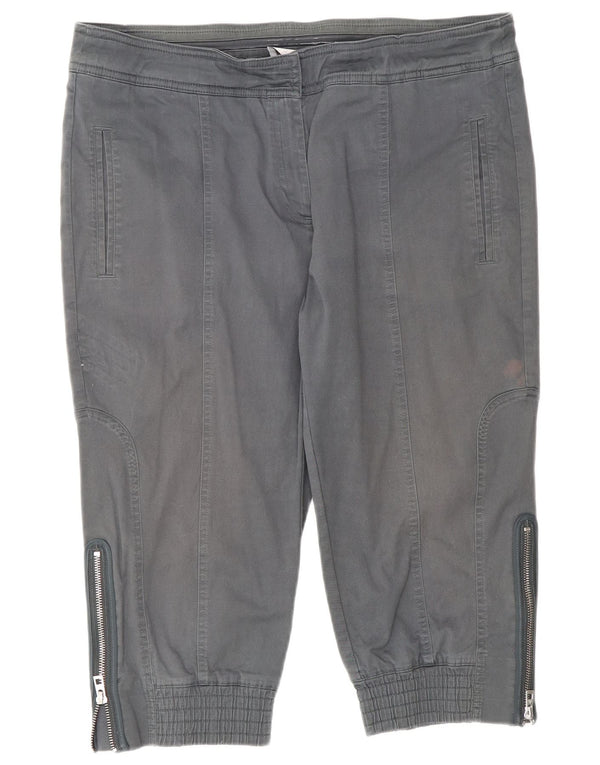 Pantaloncini Bermuda Adidas Stella McCartney da donna EU 42 Large W34 Cotone grigio