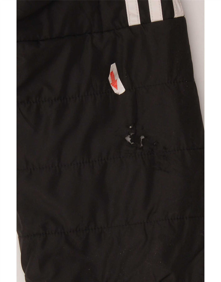 Giacca imbottita con cappuccio Adidas da ragazzo 10-11 anni media poliestere nero