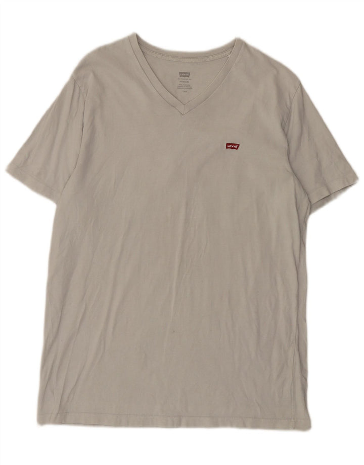 T-shirt da uomo con vestibilità standard LEVI'S, taglia grande, grigia