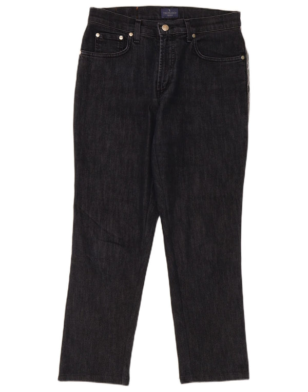 Jeans Dritti Donna Trussardi W28 L26 Blu Navy
