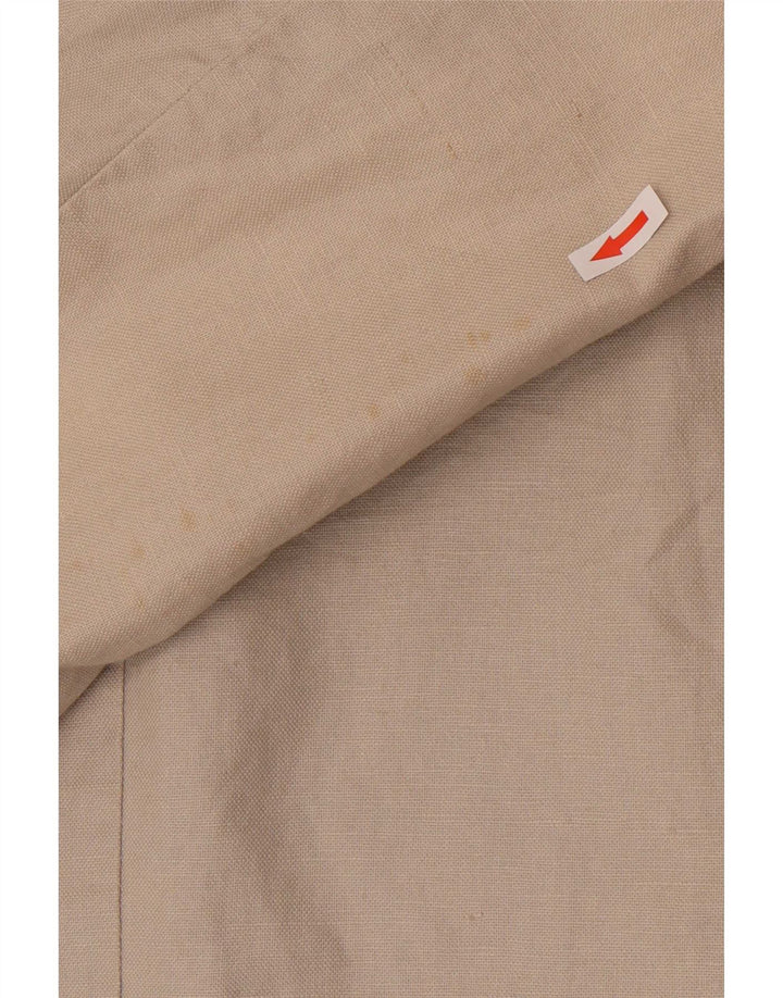 Giacca blazer da uomo a 2 bottoni Gap UK 38 Lino grigio medio