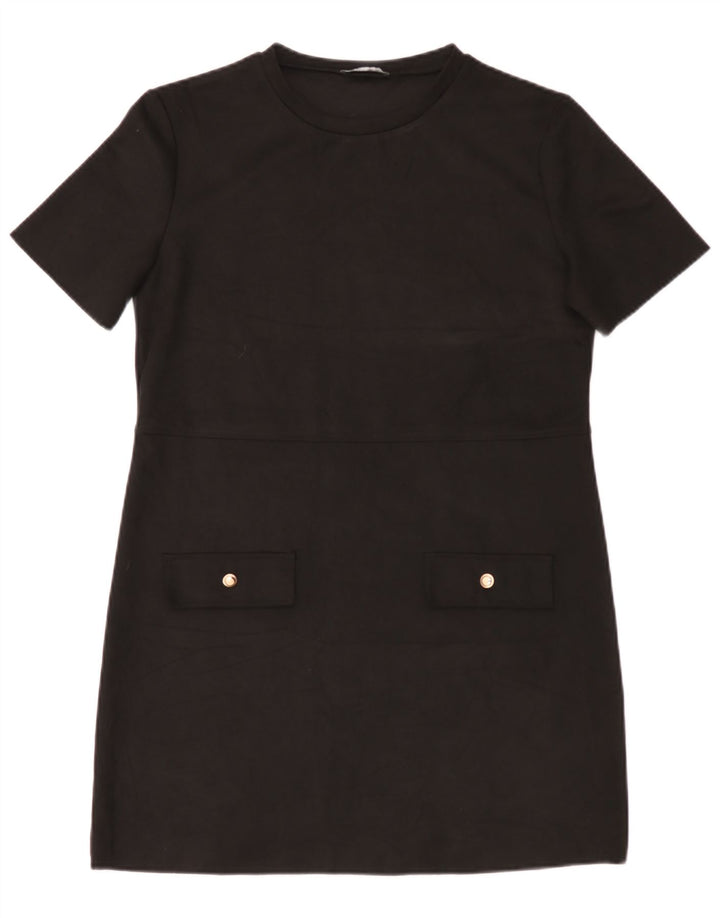 Abito a trapezio da donna Zara UK 14 medio nero