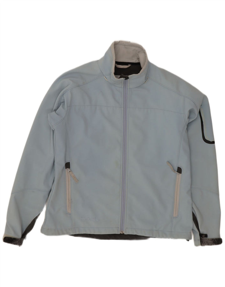 Giacca a vento Columbia Interchange da donna UK 16 Large Blue Colourblock