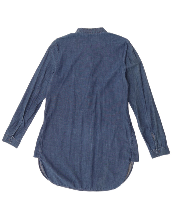 Abito camicia pullover da donna Cos EU 36 piccolo cotone blu