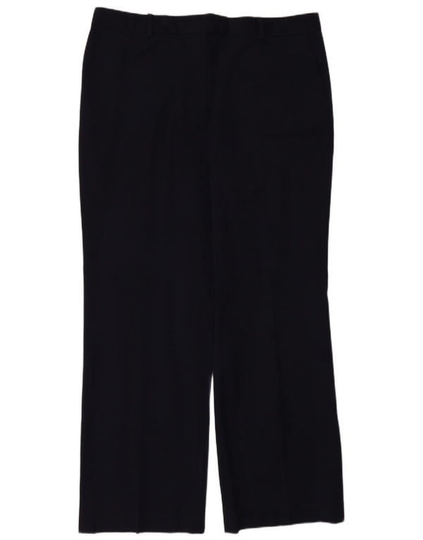 Pantaloni da abito Caroline da donna Brooks Brothers UK 20 2XL 34 L33 Blu navy