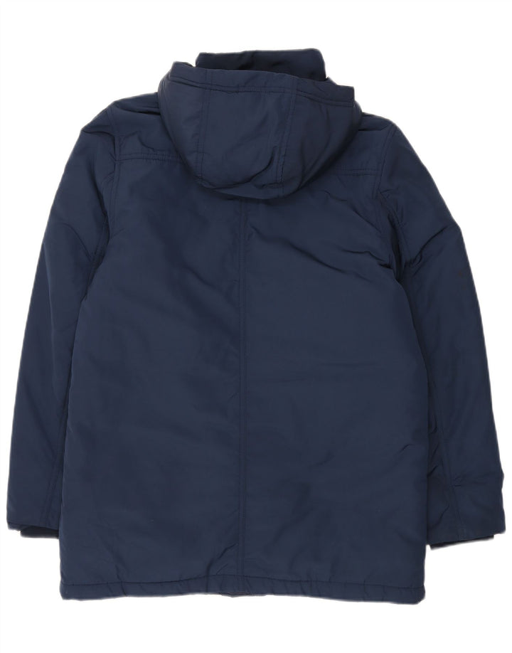 Cappotto imbottito con cappuccio Tommy Hilfiger per ragazzi 13-14 anni in poliestere blu navy