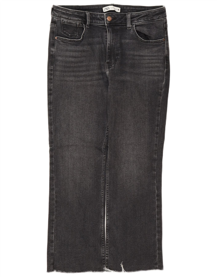 Jeans corti da donna Zara EU 40 medi W30 L26 Grigio