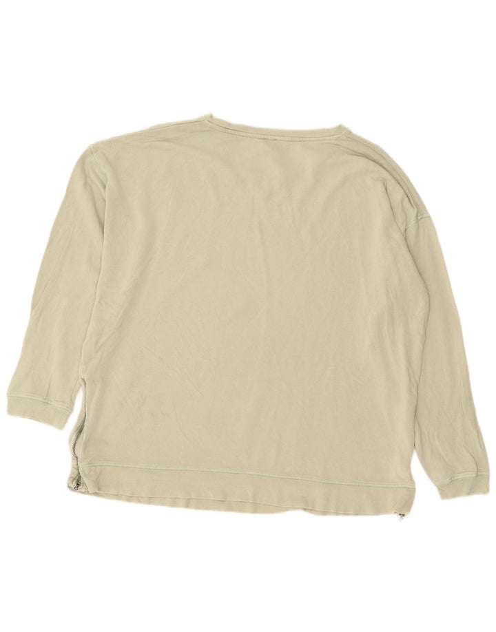 Felpa da donna John Lewis, maglione UK 16 grande verde
