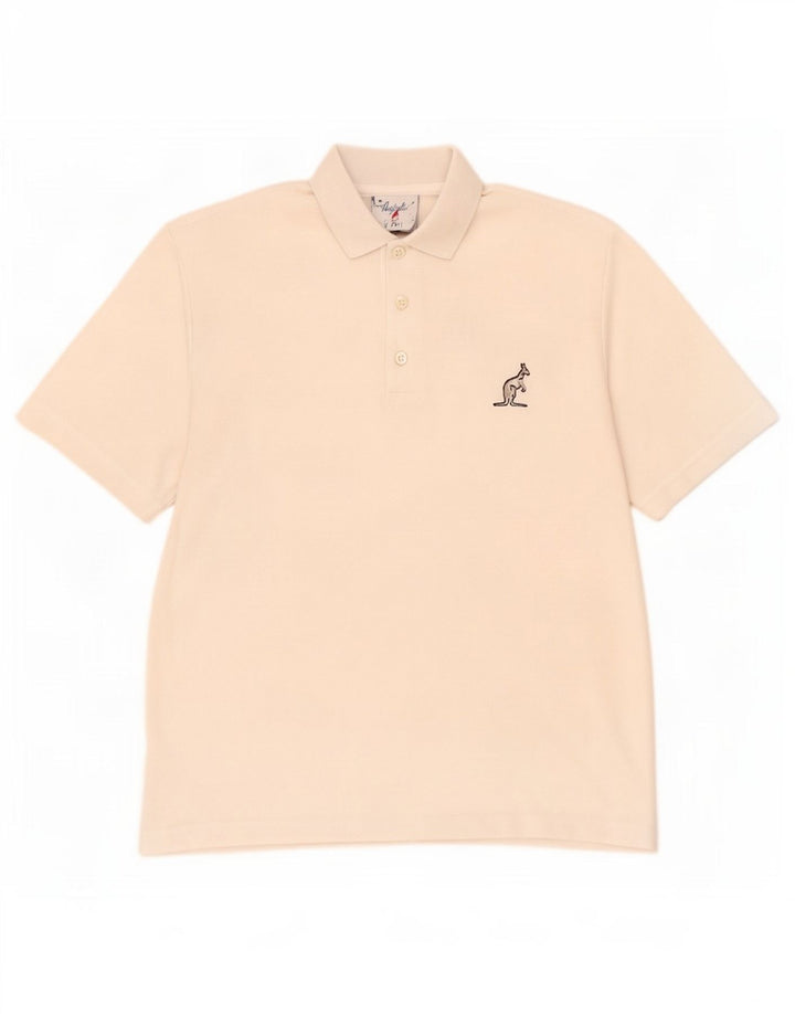 Polo da uomo AUSTRALIAN L'ALPINA piccola bianca in poliestere