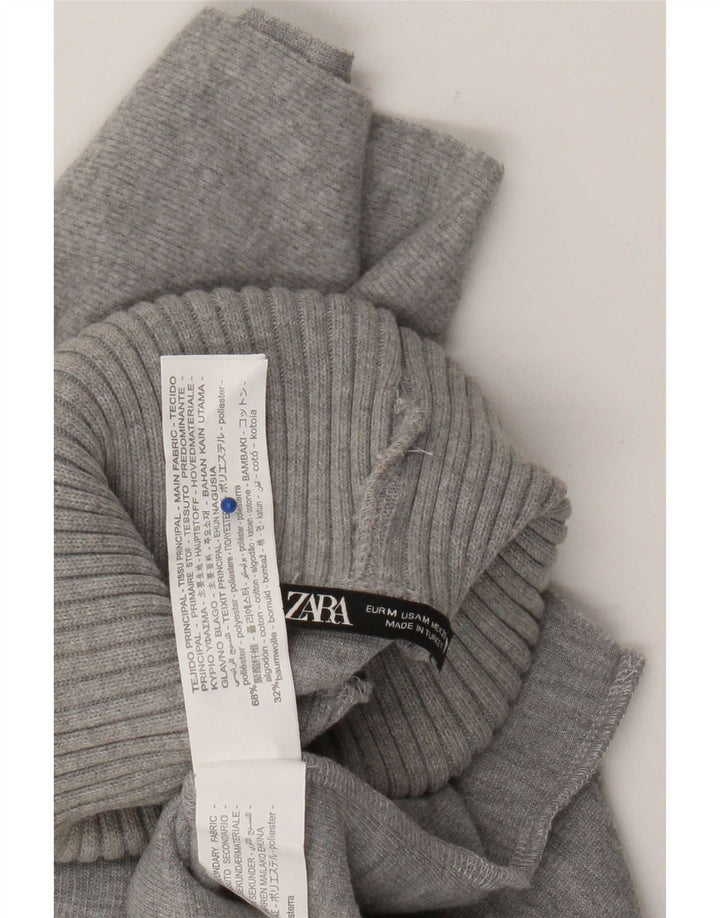 Canotta da donna Zara UK 12 Poliestere grigio medio