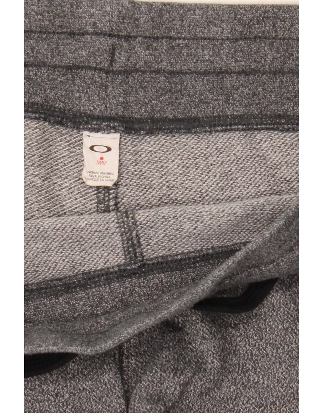 Pantaloncini sportivi vintage da donna UK 14 grigio medio chiazzato