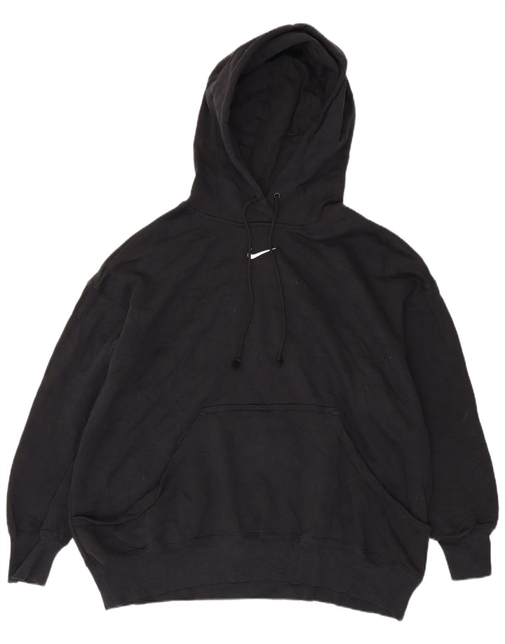 Felpa con cappuccio da uomo Nike XL in cotone nero