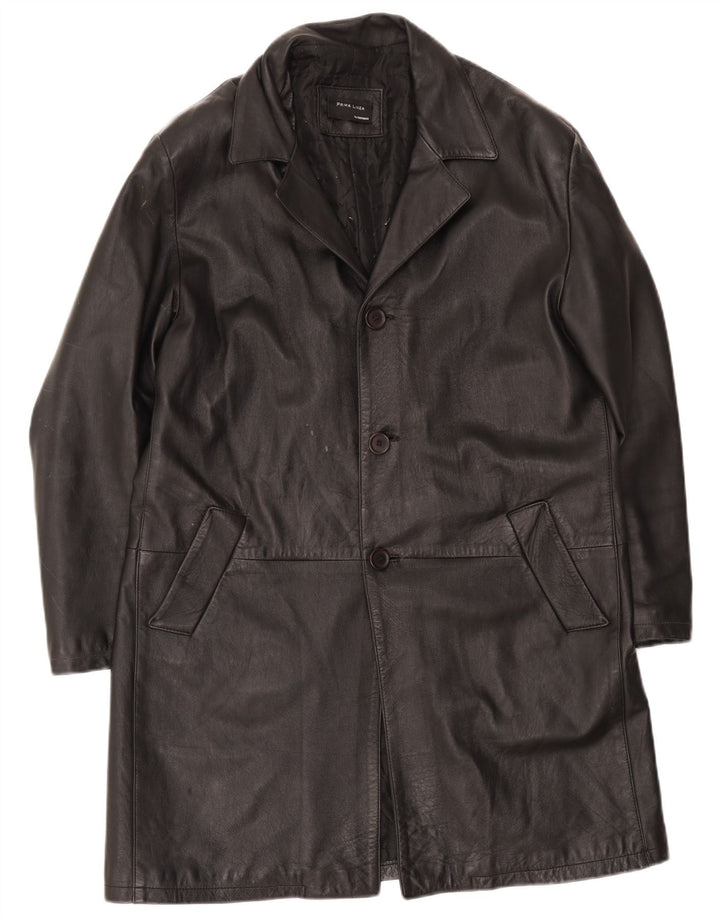 Cappotto in pelle da uomo Sorbino UK 44 2XL Nero