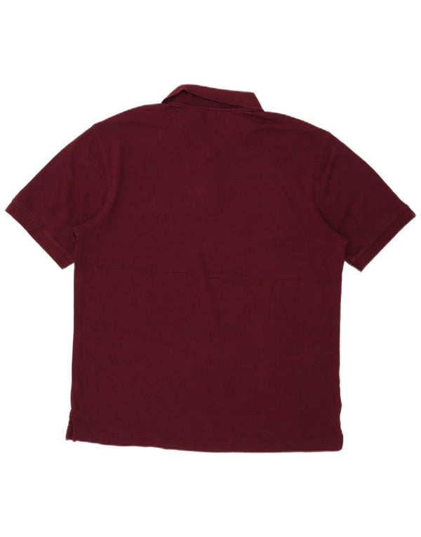 Polo da uomo Izod grande in cotone bordeaux