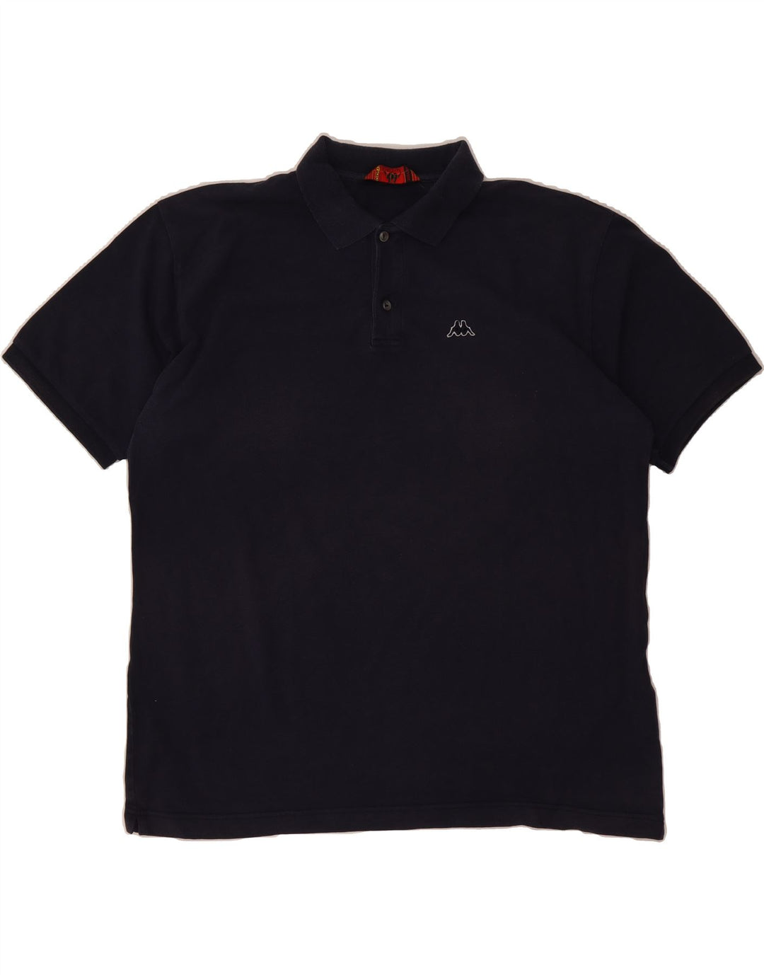 KAPPA Mens Polo Shirt 2XL Navy Blue Cotton Vintage Kappa and Second-Hand Kappa from Messina Hembry 