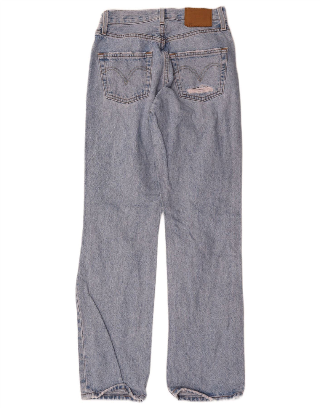 Jeans dritti effetto vissuto Levi's 501 da donna W23 L30 in cotone blu