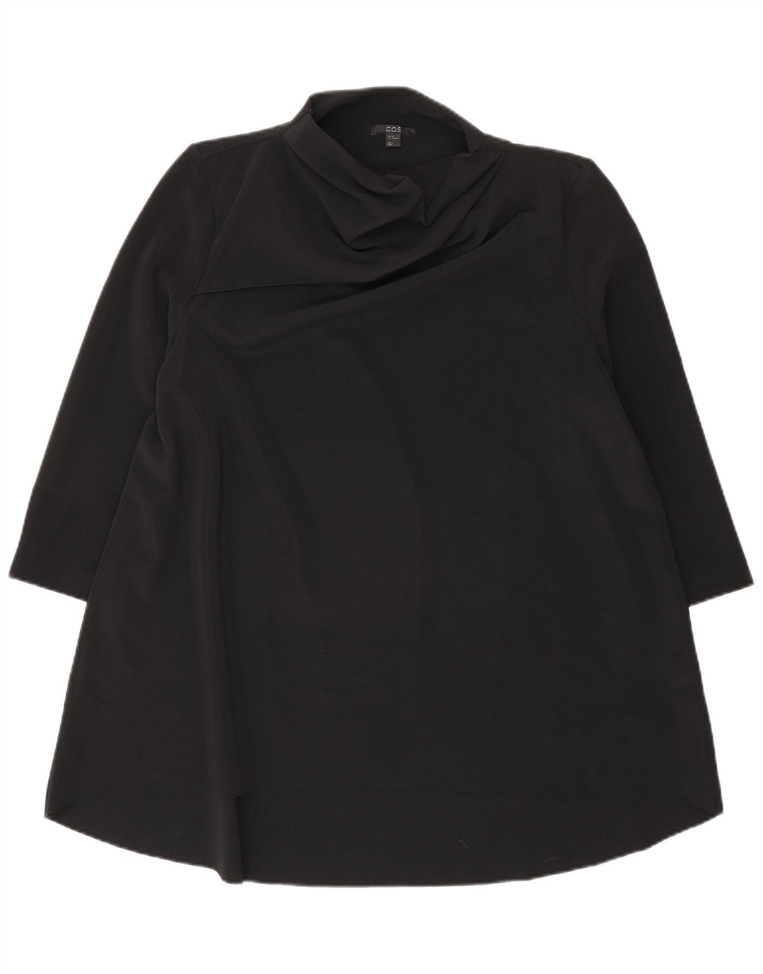Abito a tunica con maniche a 3/4 da donna Cos UK 14 poliestere nero medio