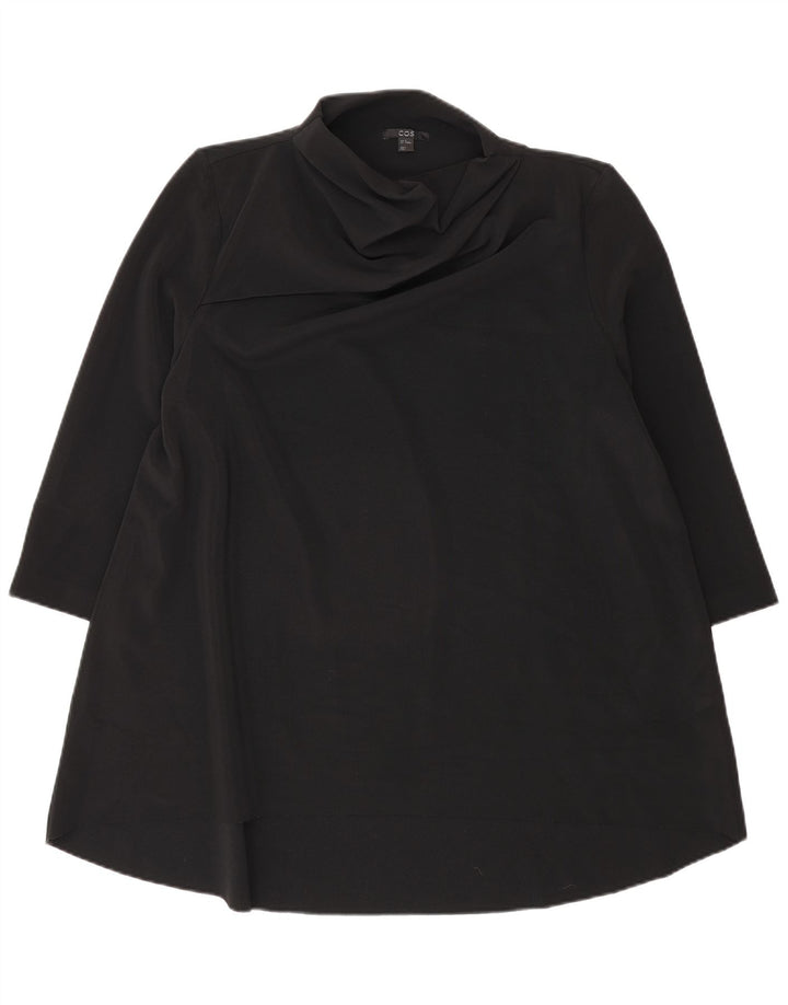 Abito a tunica con maniche a 3/4 da donna Cos UK 14 poliestere nero medio