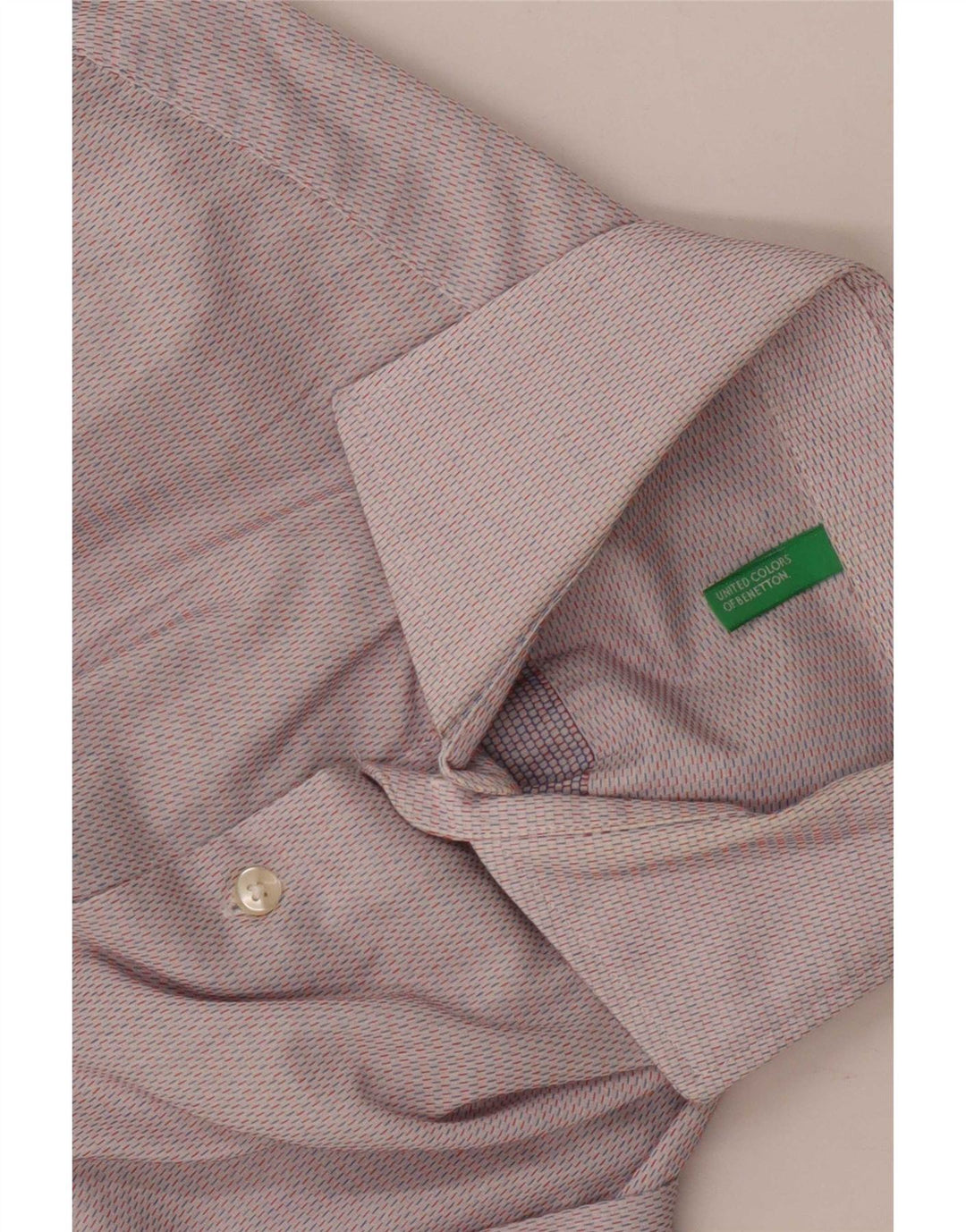 Camicia Benetton Uomo Small Grigia Maculata