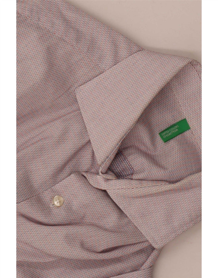 Camicia Benetton Uomo Small Grigia Maculata