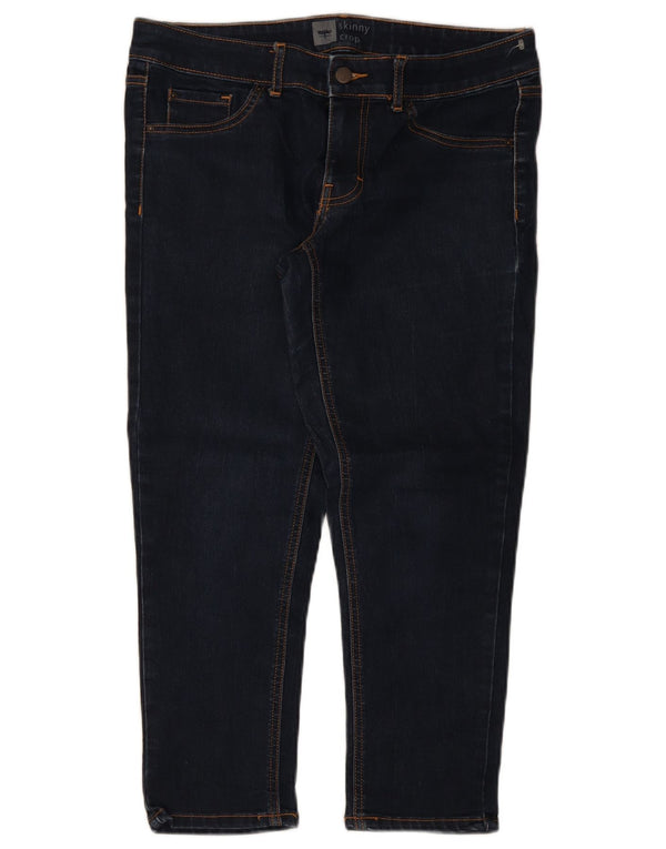 Jeans skinny cropped da donna Mossimo US 8 Medium W32 L25 Cotone blu navy